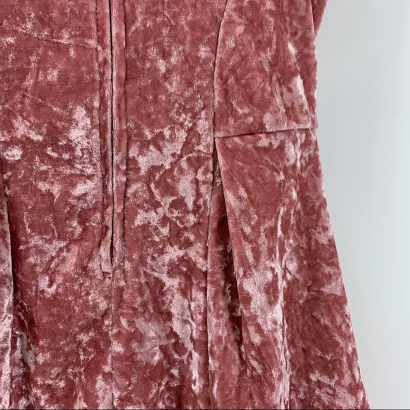 Cat & Jack mauve/pink girls' velvet dress, 4T - Picture 7 of 9